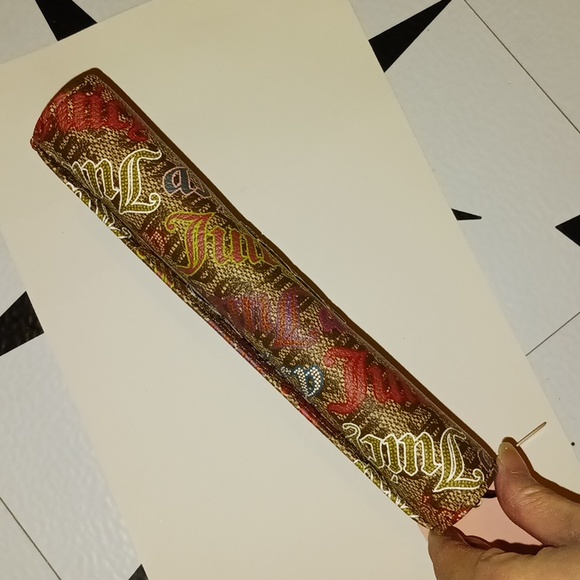 Juicy Couture Chestnut Chino Mult Glam Elongated Flap Wallet Accessories Vegan - Picture 5 of 16